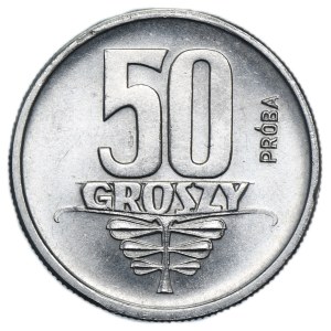 PROVA IN NICHEL, 50 groszy 1958 - nastro