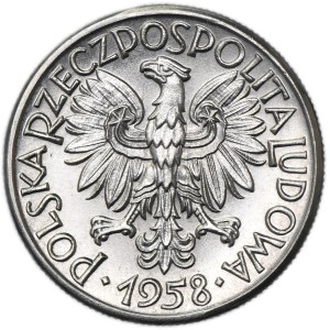 PROVA IN NICHEL, 50 groszy 1958 - nastro