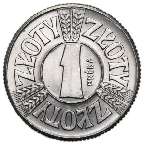 PRÓBA NIKIEL, 1 złoty 1958
