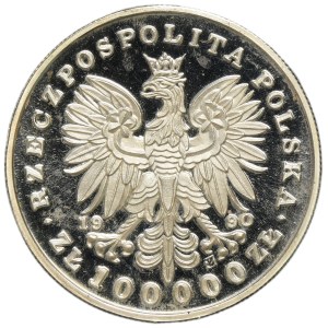 MAŁY TRYPTYK, 100.000 złotych 1990 Piłsudski