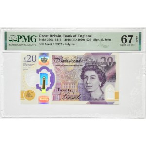 Great Britain, 20 Pounds 2018 - PMG 67 EPQ
