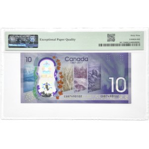 Canada, 10 Dollars 2017 - PMG 69 EPQ