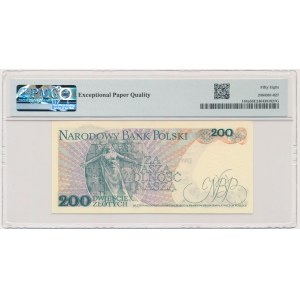 200 zlotys 1976 - E - PMG 58 EPQ - EXTRÊMEMENT RARE