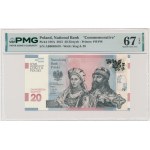 20 zlotych 2015 — 1,050th Anniversary of the Baptism of Poland — PMG 67 EPQ