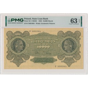 10.000 Mark 1922 – F – PMG 63 EPQ