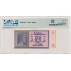 Bohemia and Moravia, 5 Korun 1940 - PMG 66 EPQ