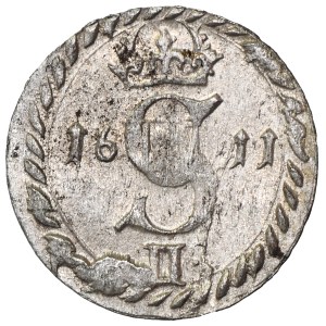 Sigismund III Vasa, 2 Denarius Vilnius 1611
