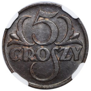 5 groszy, 1925 – NGC MS64 BN