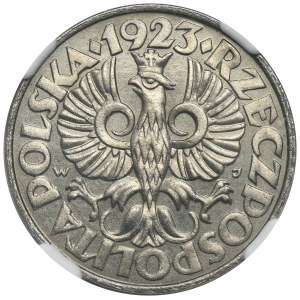 50 groszy 1923 - NGC MS65