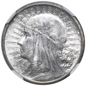 Testa di donna, 2 złoty 1933 - NGC MS63