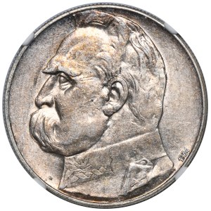 Piłsudski Strzelecki, 10 złotych 1934 - NGC AU55