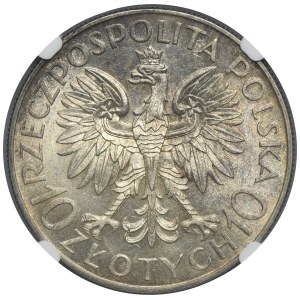 Traugutt, 10 złotych 1933 - NGC MS61