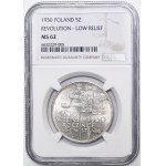 Banner, 5 zlotych, 1930 - NGC MS62