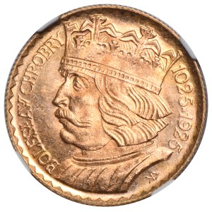 10 zlotych, 1925, Chrobry - NGC MS65