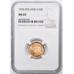 10 zlotych, 1925, Chrobry - NGC MS65