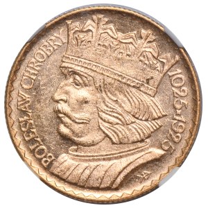 20 zlotych, 1925, Chrobry - NGC MS63