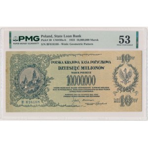 10 milionů marek 1923 – BF – PMG 53
