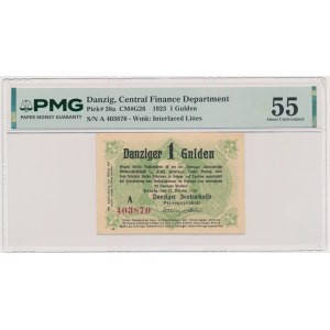 Danzig, 1 Gulden 1923 – Oktober – PMG 55