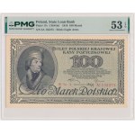 100 marks, 1919 - Series III A - PMG 53 EPQ - RARE AND BEAUTIFUL