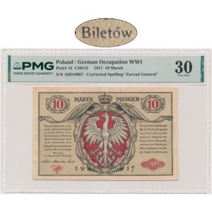 10 Marks 1916 - General - Stamps - PMG 30