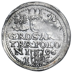 Sigismund III Vasa, 3 Groschen Olkusz 1596
