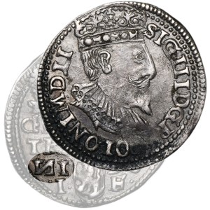 Sigismund III Vasa, 3 Groschen Olkusz 1596 - UNLISTED