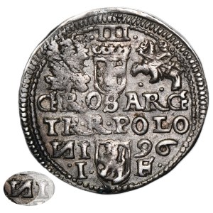 Sigismund III Vasa, 3 Groschen Olkusz 1596 - UNLISTED