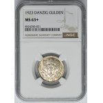 Freistadt Danzig, 1 Gulden 1923 Koga – NGC MS63+