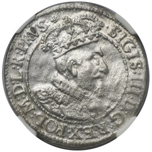 Sigismund III Vasa, 1/4 Thaler Danzig 1617 - PRVS:+ - NGC MS61