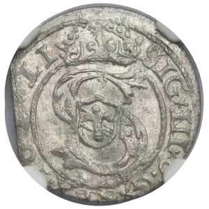 Sigismund III Vasa, Schilling Riga 1600 - NGC MS62