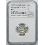 Jan I Olbracht, Półgrosz Kraków bez daty - NGC MS63