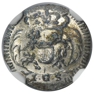 Augustus II the Strong, Heller Dresden 1726 IGS - NGC MS62