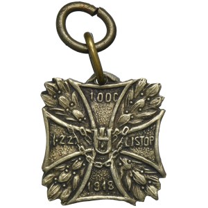Second Polish Republic, Miniature Badge of the First Section of the Defense of Lviv 1918