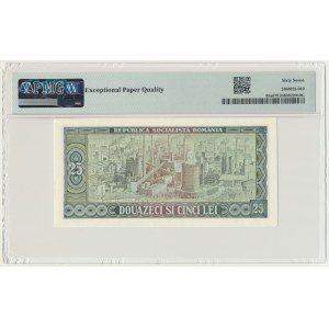 Romania, 25 Lei 1966 - PMG 67 EPQ