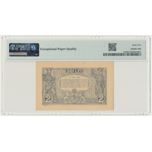 Romania, 2 Lei 1920 - PMG 65 EPQ