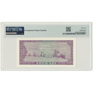 Romania, 10 Lei 1966 - PMG 66 EPQ