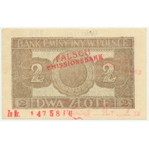 2 zlote 1940 - B - Counterfeit Issue Bank, Class II