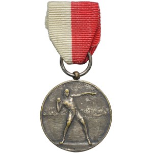 II RP, Award Medal 1st Place Shot Throw X DOK Przemyśl 1929
