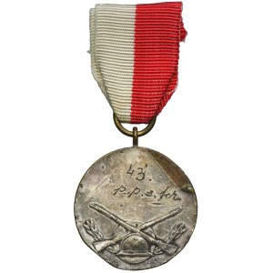 Second Polish Republic, Award Medal 1st Place Assault Run 43rd Infantry Regiment