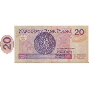 20 zlotych 1994 - ES - MISPRINT -