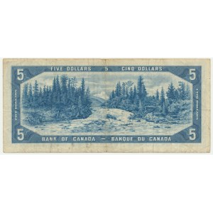 Canada, 5 Dollars 1954