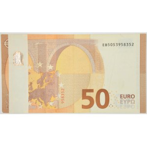Frankreich, 50 Euro 2017 – DRUCKFEHLER – KEIN UNTERDRUCK