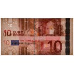 Germany, 10 Euro 2002 - ERROR NOTE - CUTTING ERROR