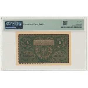 5 stamps, 1919 - DG Series II - PMG 66 EPQ