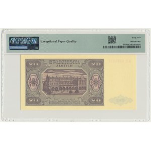 20 zlotych, 1948 - KE - PMG 65 EPQ