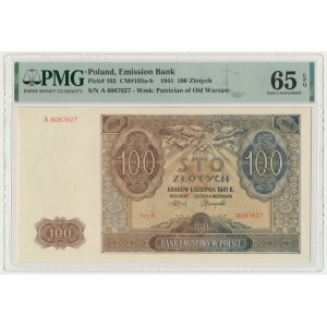 100 zlotych, 1941 - A - PMG 65 EPQ