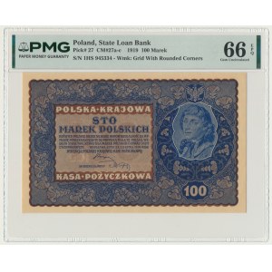 100 Mark 1919 – IH Serie S – PMG 66 EPQ