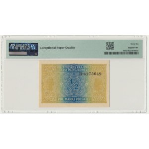 1/2 marki 1916 - Generał - B - PMG 66 EPQ