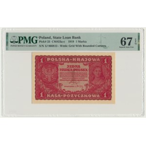 1 Mark 1919 – Serie I J – PMG 67 EPQ