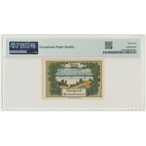 Memel (Klaipeda), 1/2 Mark 1922 - PMG 65 EPQ